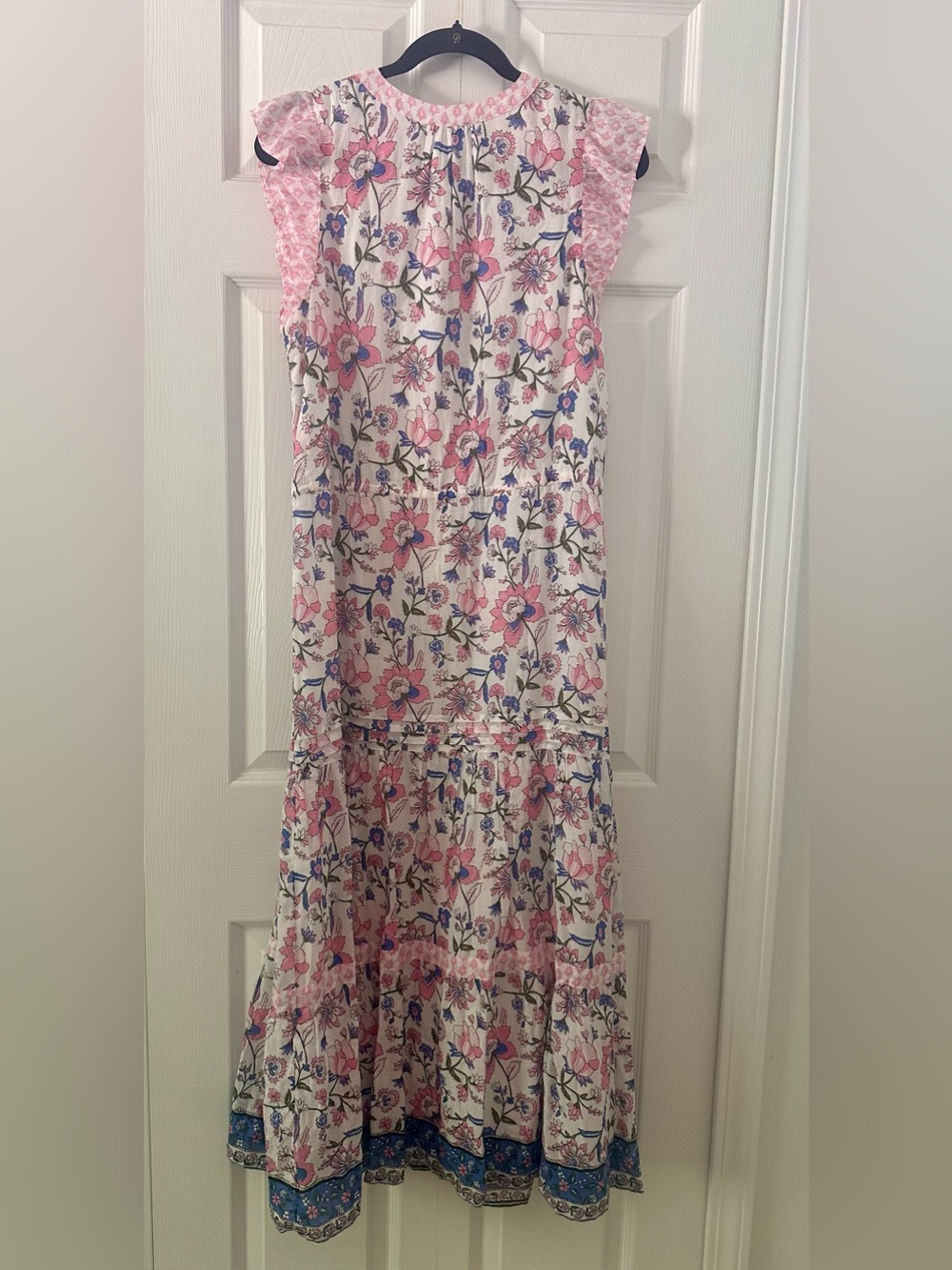 Vineyard Vines Pink and White Floral Print Dress